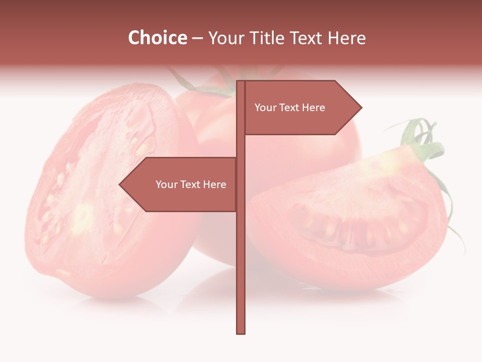 Vitamin Fruit Vegetarian PowerPoint Template