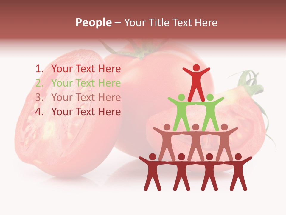 Vitamin Fruit Vegetarian PowerPoint Template