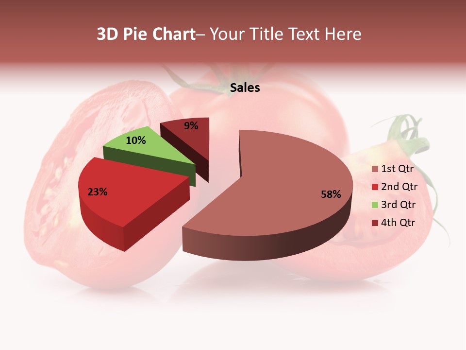 Vitamin Fruit Vegetarian PowerPoint Template