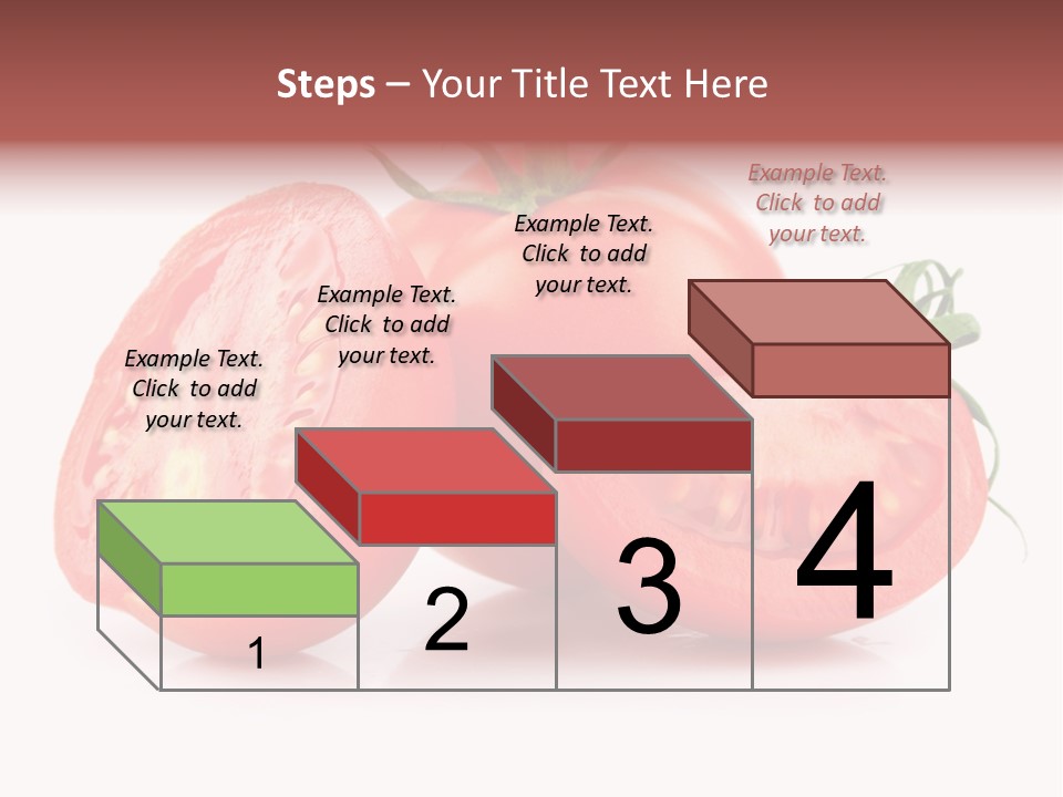Vitamin Fruit Vegetarian PowerPoint Template