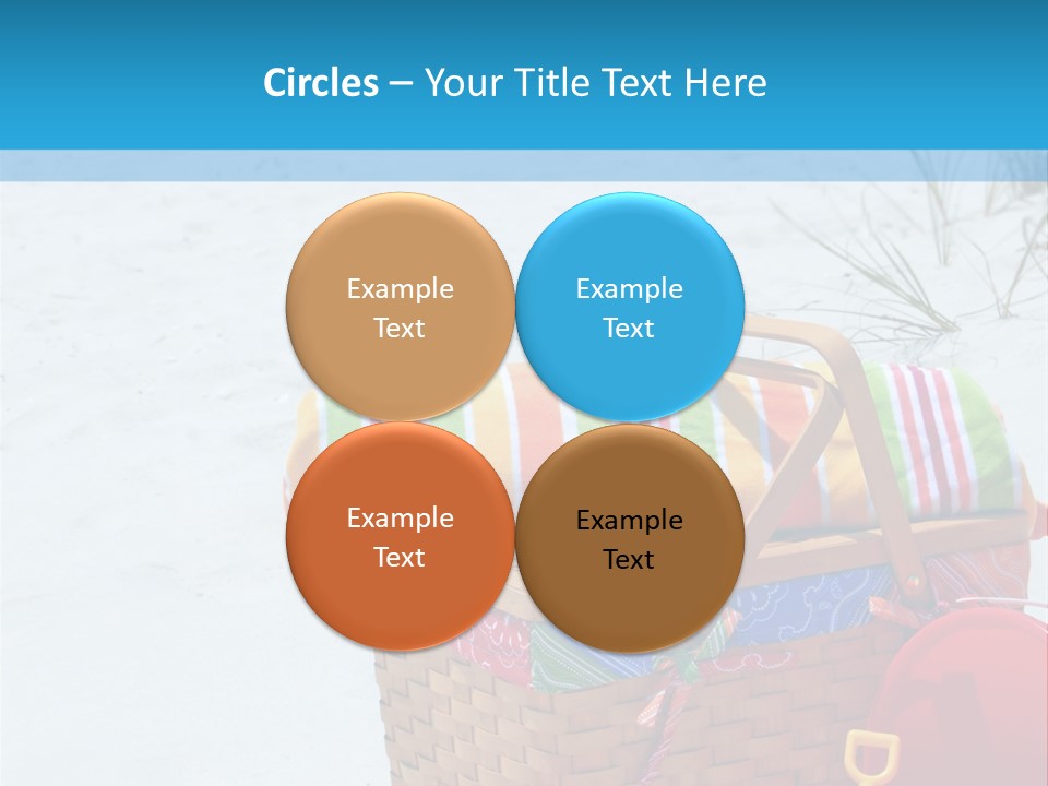 Florida Pail Blanket PowerPoint Template