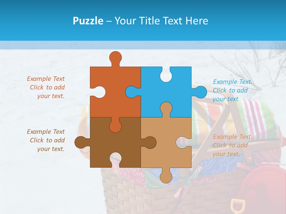 Florida Pail Blanket PowerPoint Template