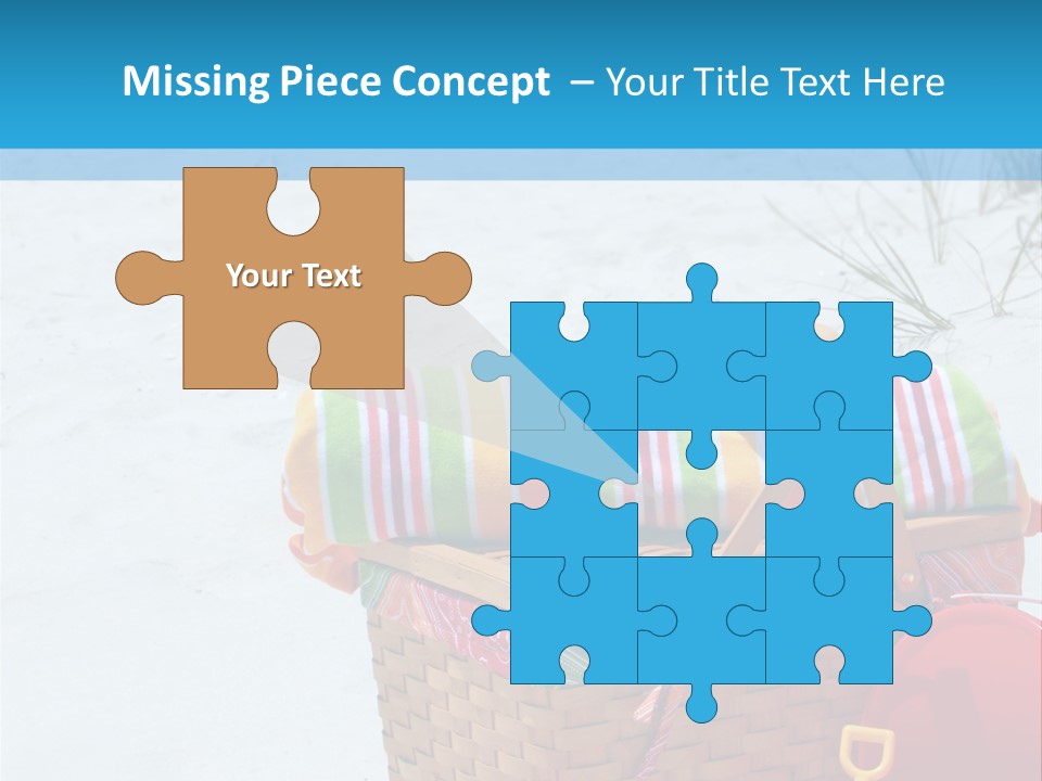 Florida Pail Blanket PowerPoint Template