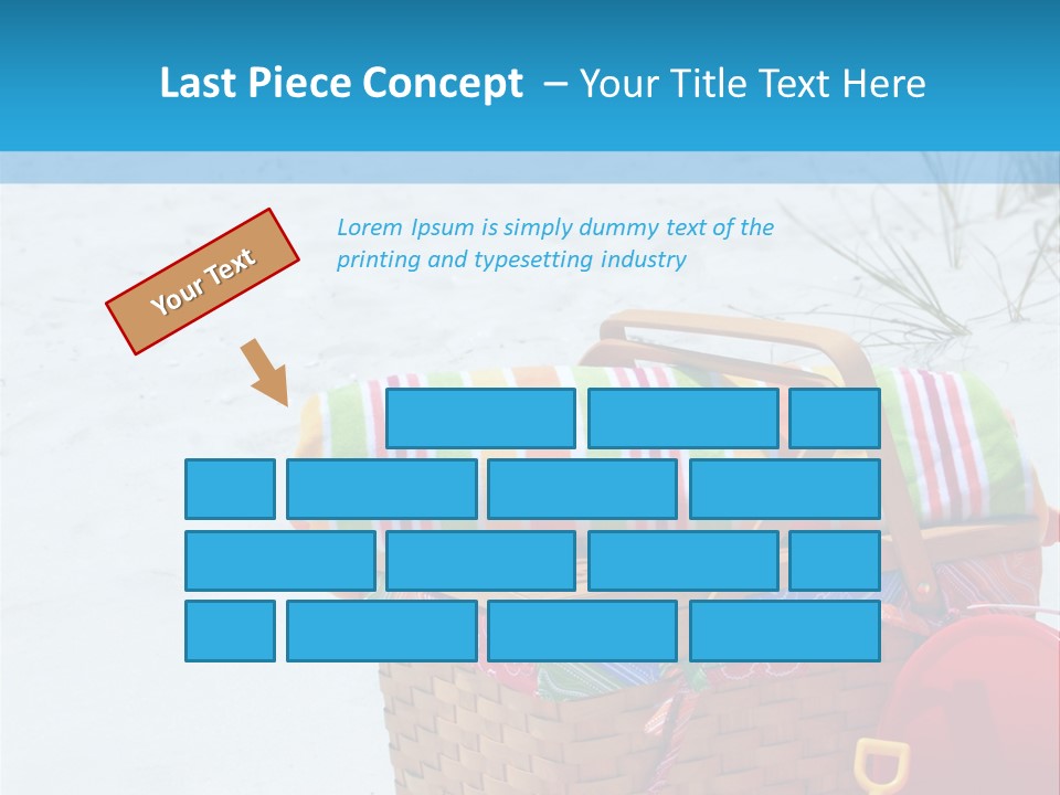 Florida Pail Blanket PowerPoint Template