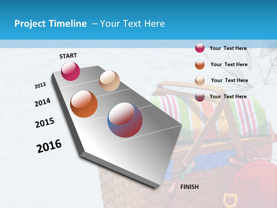 Florida Pail Blanket PowerPoint Template