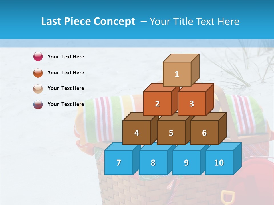 Florida Pail Blanket PowerPoint Template