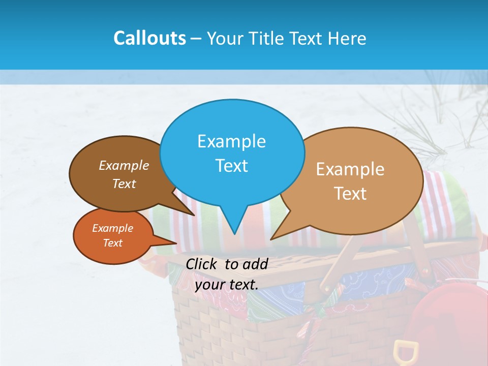 Florida Pail Blanket PowerPoint Template