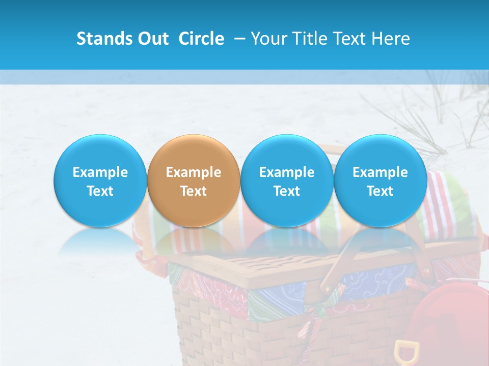 Florida Pail Blanket PowerPoint Template