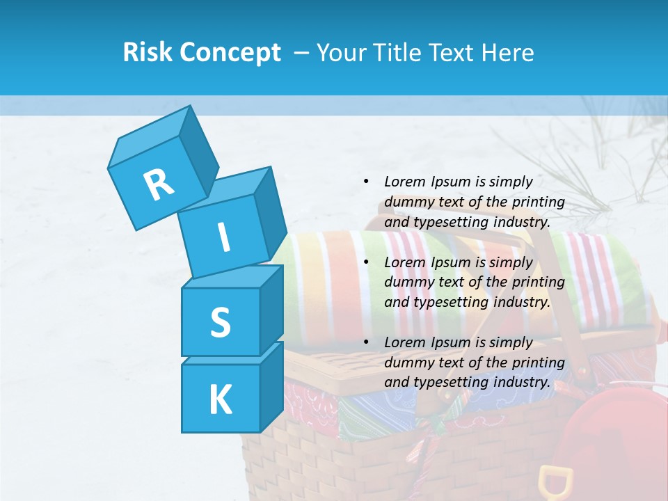 Florida Pail Blanket PowerPoint Template