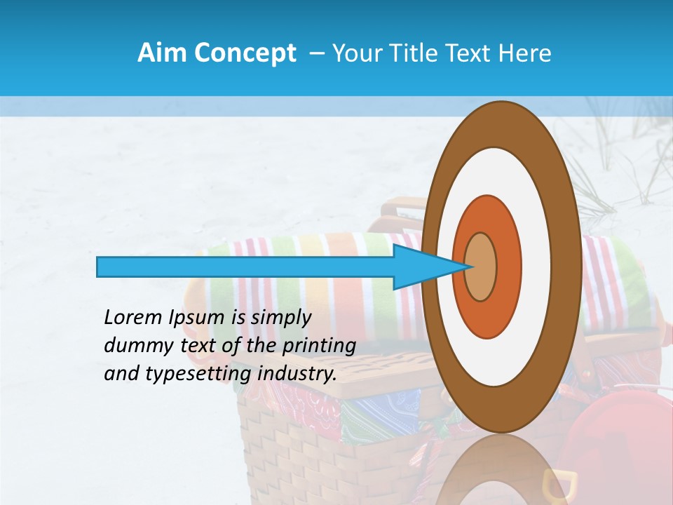 Florida Pail Blanket PowerPoint Template