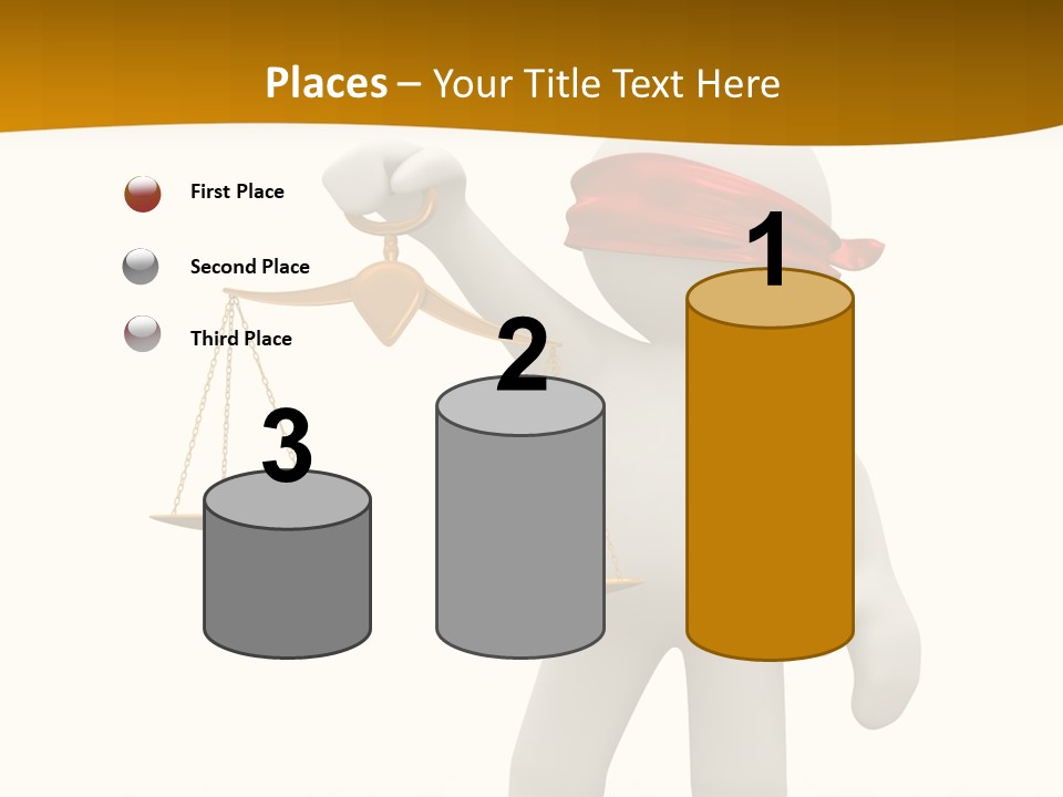 Humorous Judgement Justice PowerPoint Template