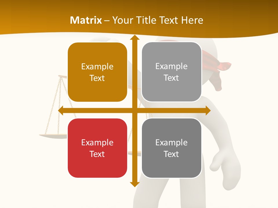 Humorous Judgement Justice PowerPoint Template
