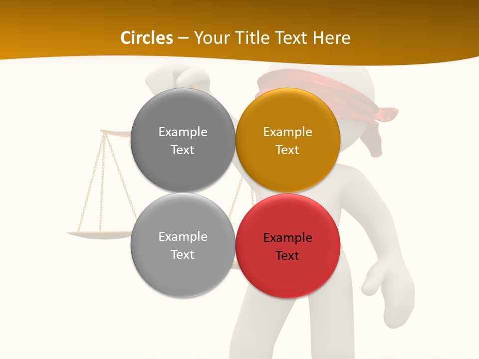 Humorous Judgement Justice PowerPoint Template