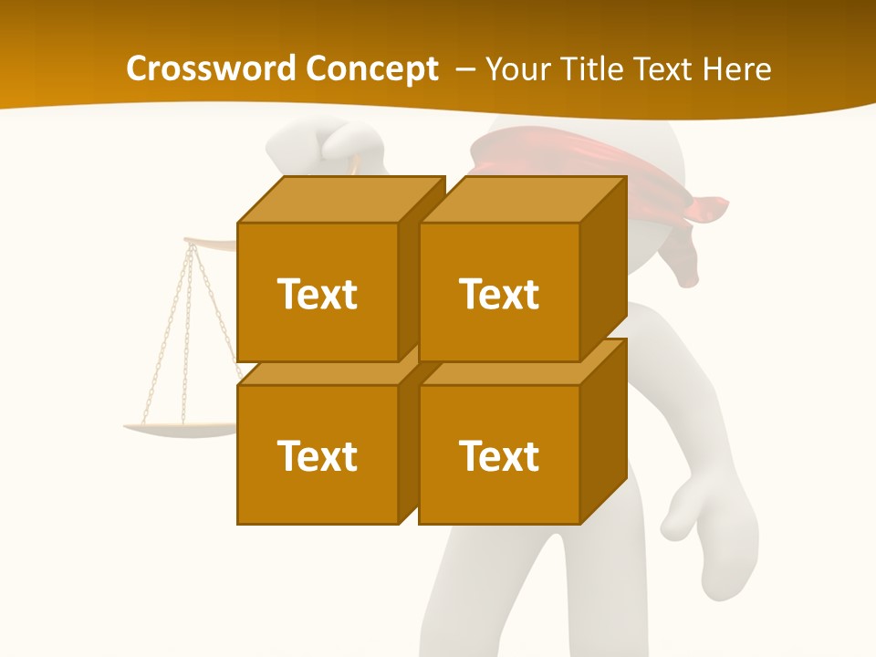 Humorous Judgement Justice PowerPoint Template