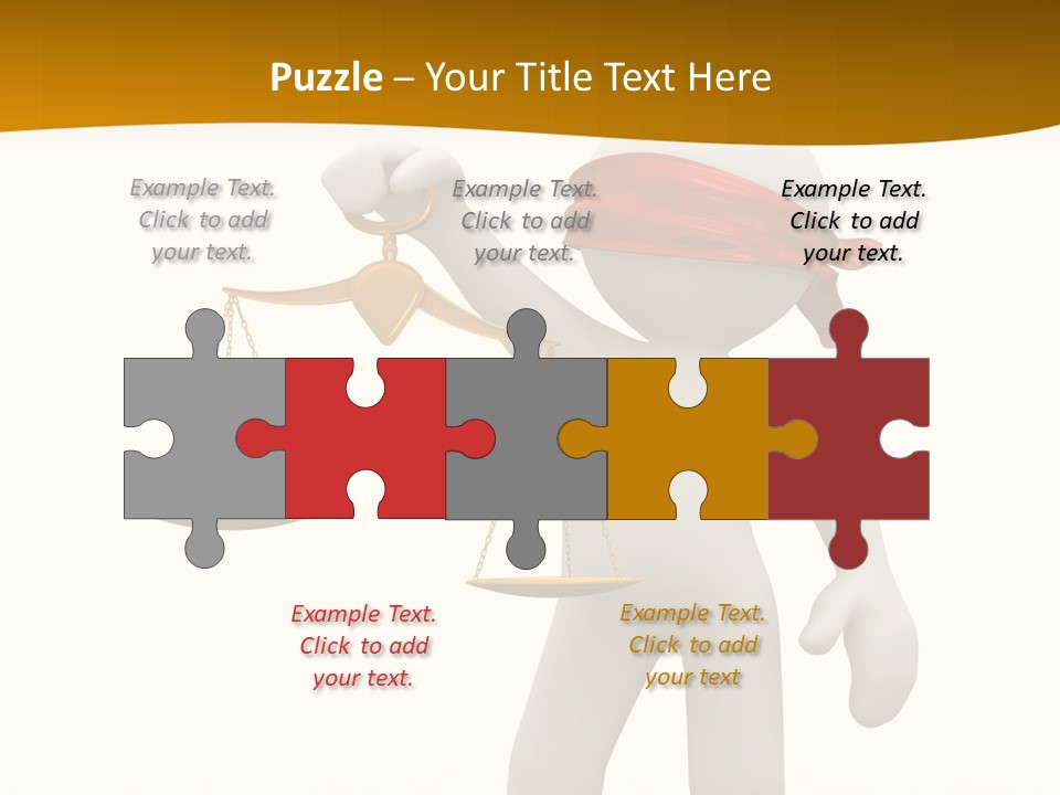 Humorous Judgement Justice PowerPoint Template