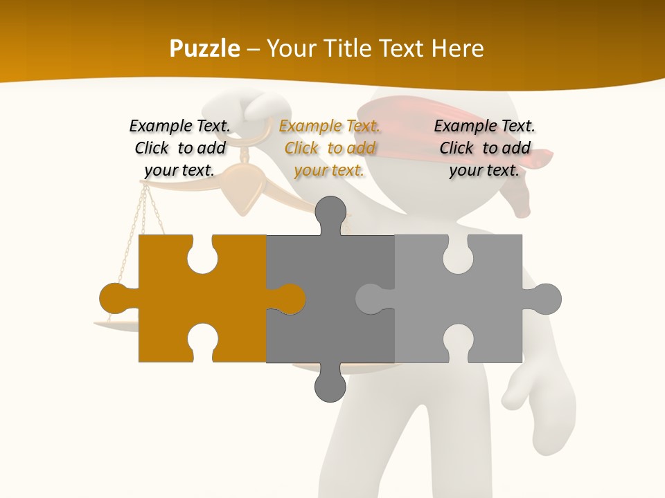 Humorous Judgement Justice PowerPoint Template