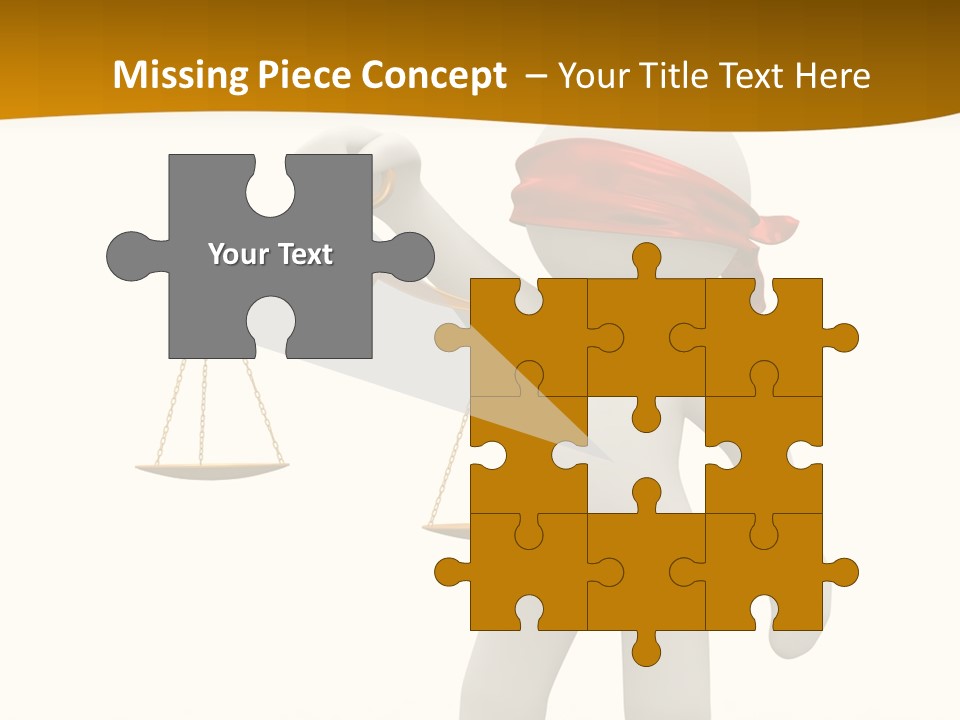 Humorous Judgement Justice PowerPoint Template