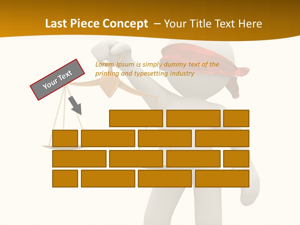 Humorous Judgement Justice PowerPoint Template