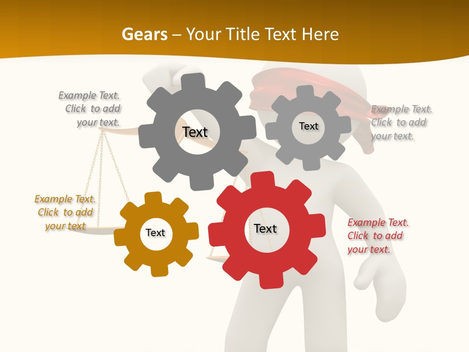 Humorous Judgement Justice PowerPoint Template