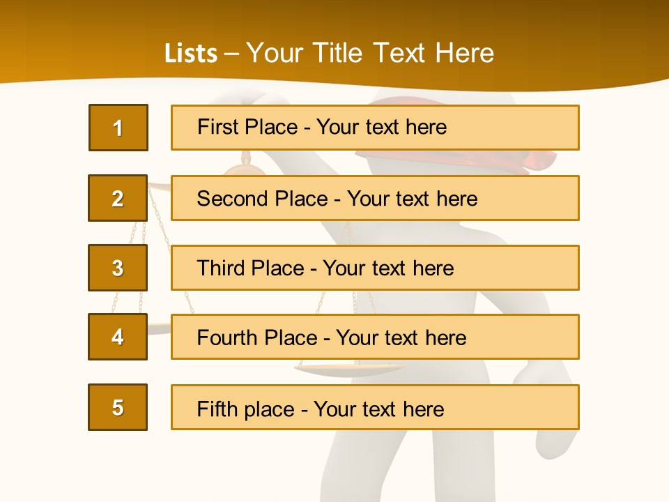 Humorous Judgement Justice PowerPoint Template