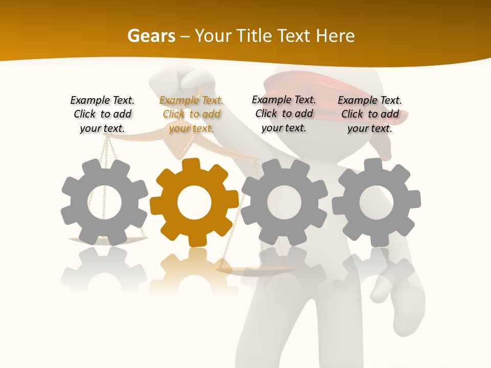 Humorous Judgement Justice PowerPoint Template