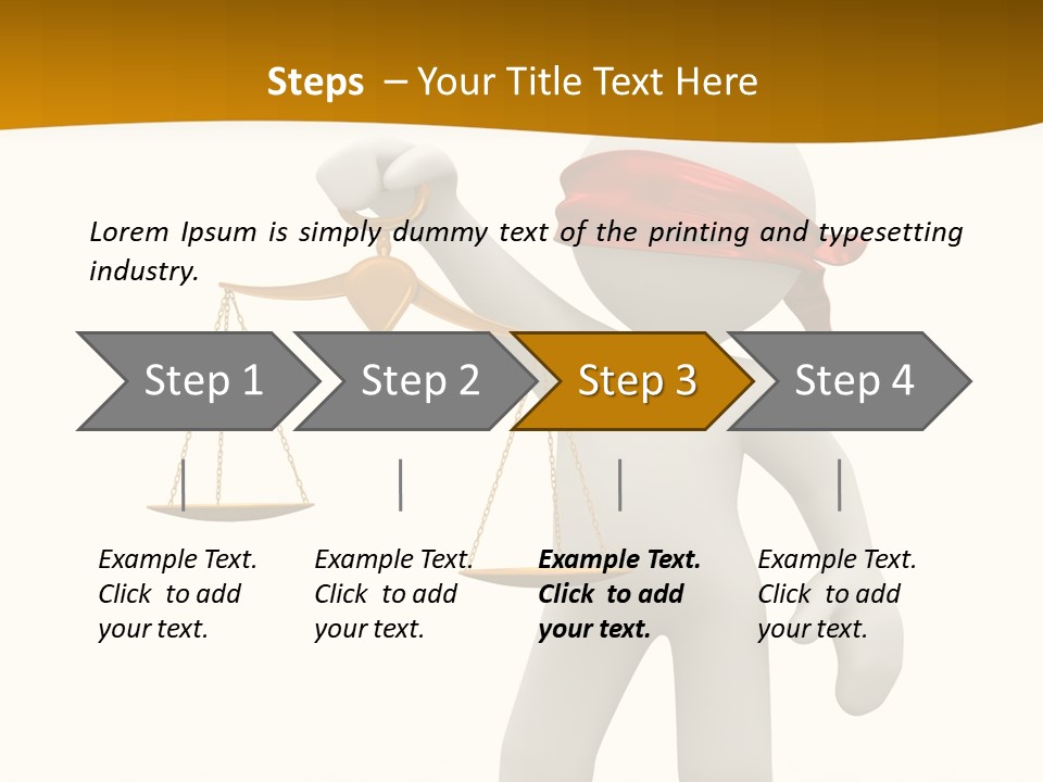 Humorous Judgement Justice PowerPoint Template