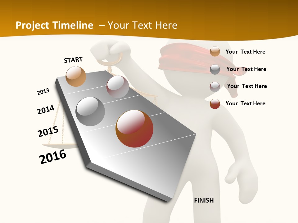 Humorous Judgement Justice PowerPoint Template