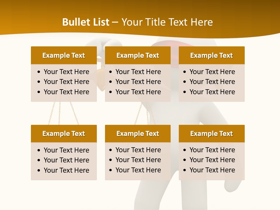 Humorous Judgement Justice PowerPoint Template