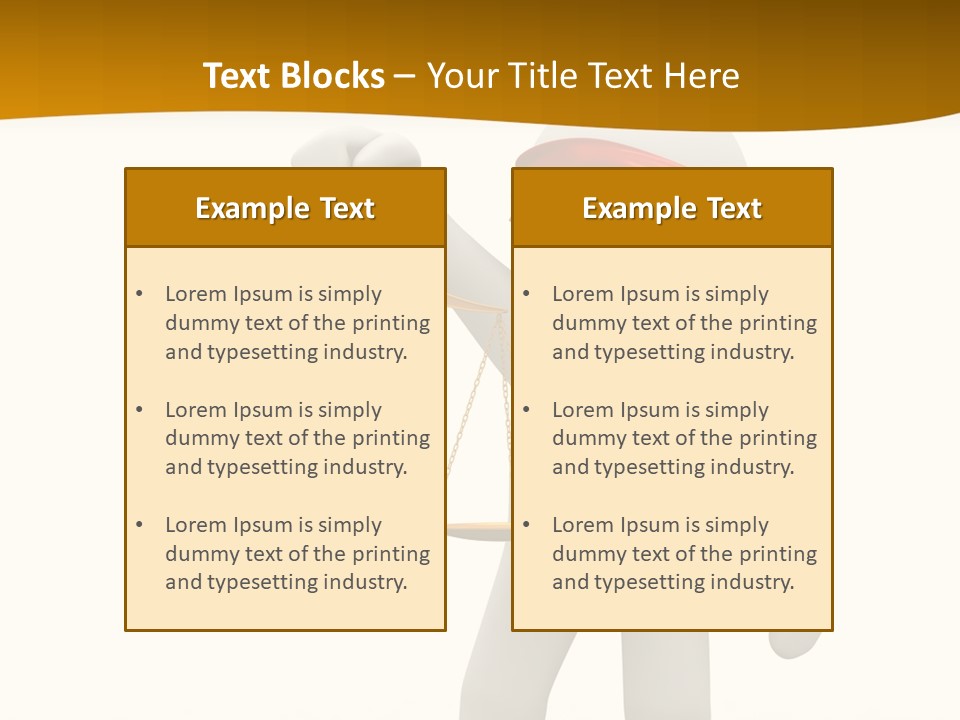 Humorous Judgement Justice PowerPoint Template