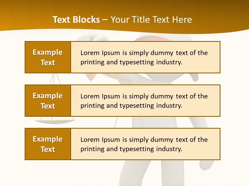 Humorous Judgement Justice PowerPoint Template