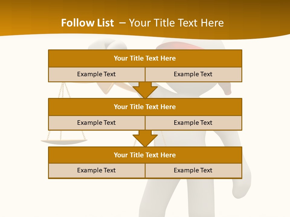 Humorous Judgement Justice PowerPoint Template
