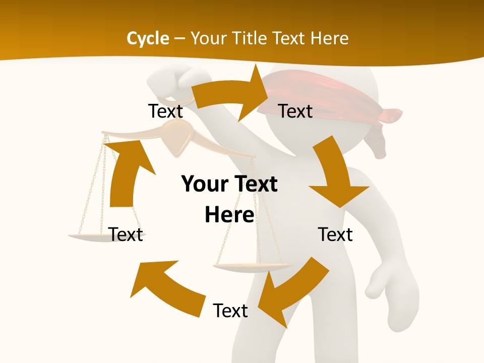 Humorous Judgement Justice PowerPoint Template