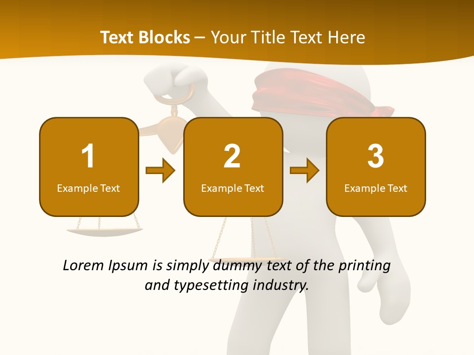 Humorous Judgement Justice PowerPoint Template