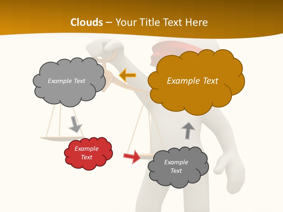 Humorous Judgement Justice PowerPoint Template