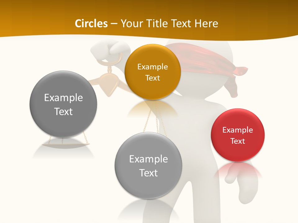 Humorous Judgement Justice PowerPoint Template