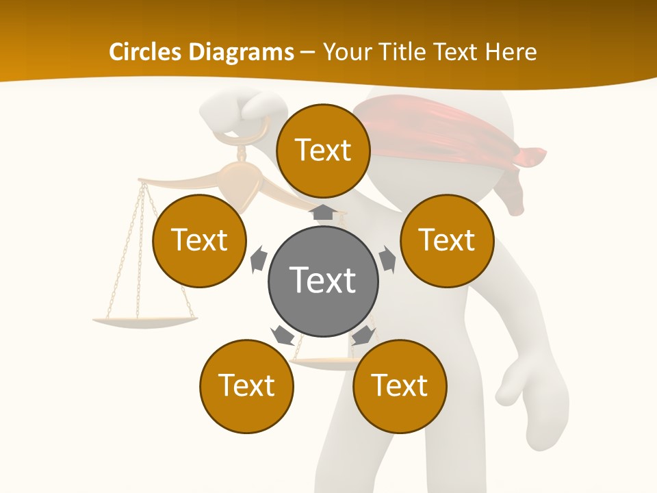 Humorous Judgement Justice PowerPoint Template