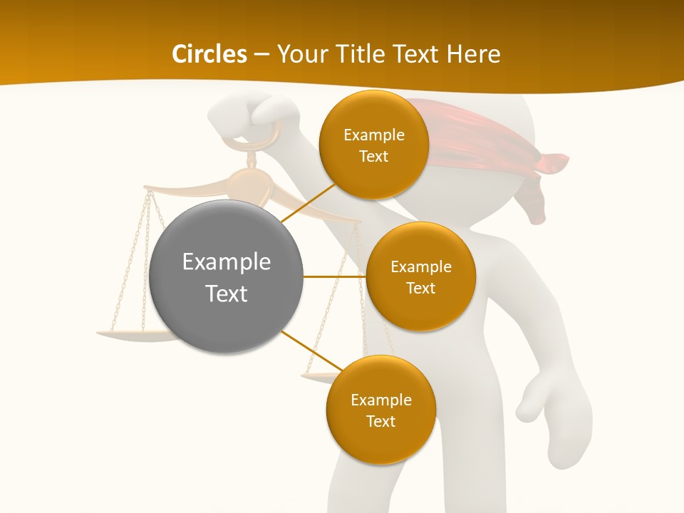 Humorous Judgement Justice PowerPoint Template