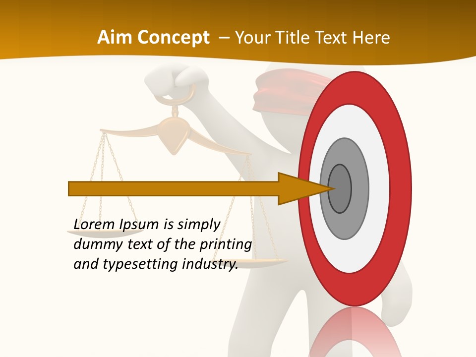 Humorous Judgement Justice PowerPoint Template