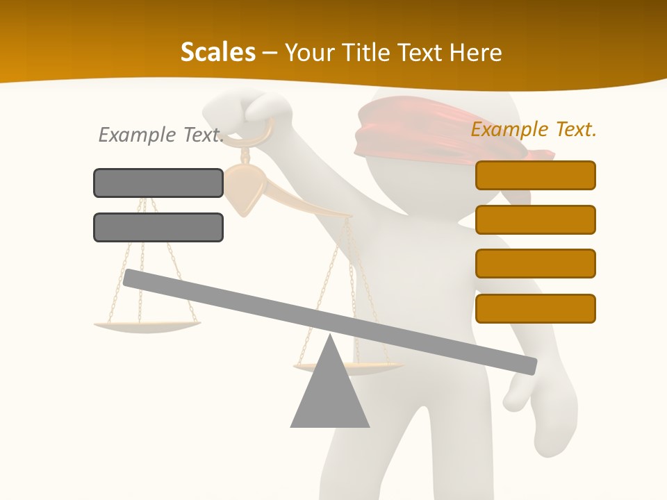 Humorous Judgement Justice PowerPoint Template