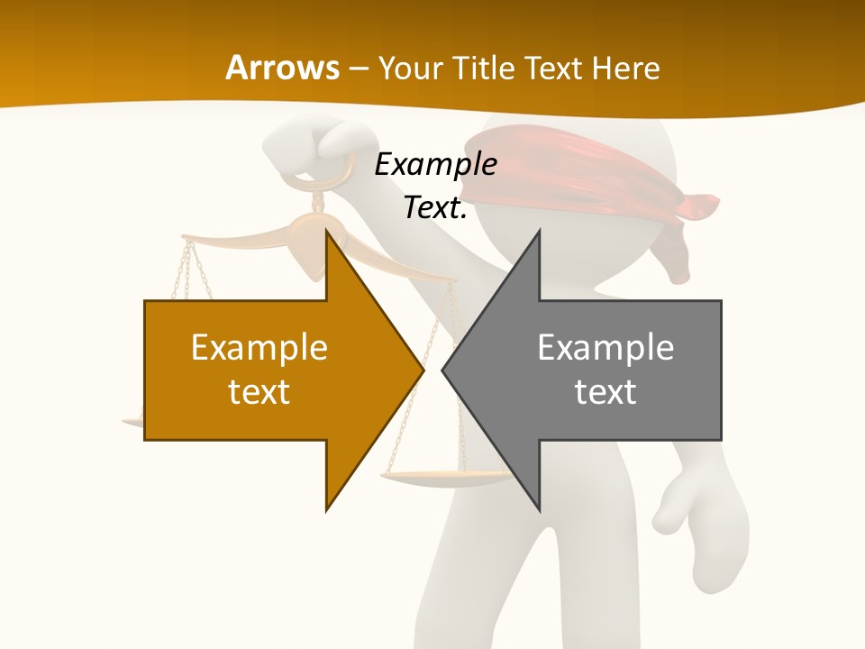 Humorous Judgement Justice PowerPoint Template