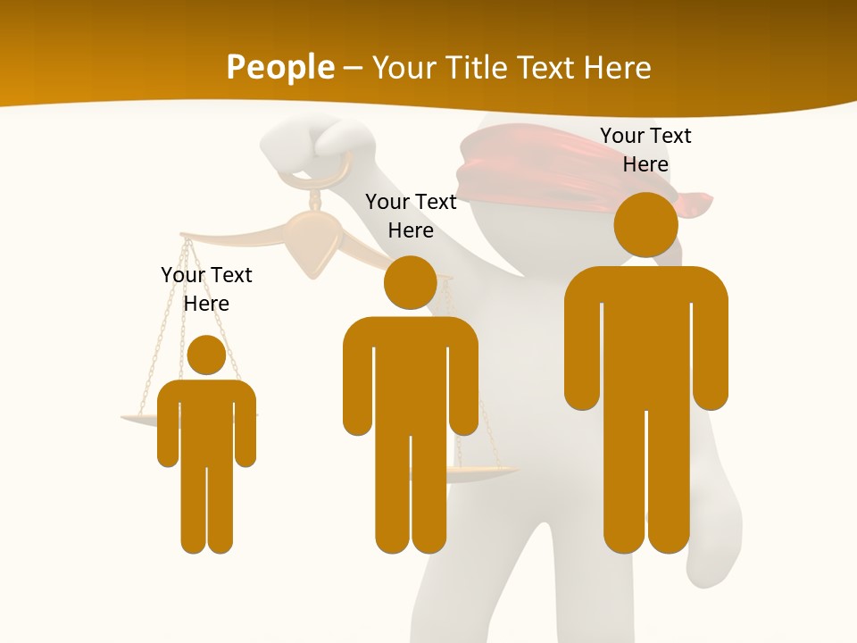 Humorous Judgement Justice PowerPoint Template