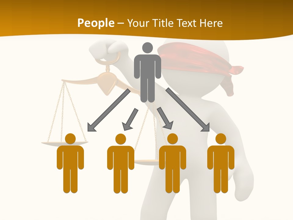 Humorous Judgement Justice PowerPoint Template