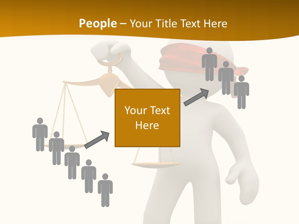 Humorous Judgement Justice PowerPoint Template