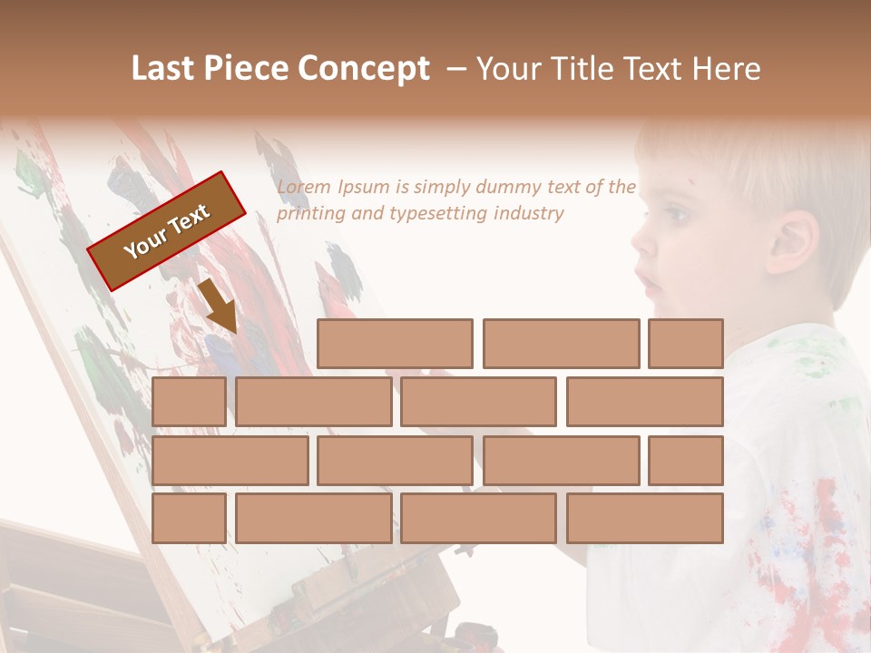 Ore School American Preschool PowerPoint Template