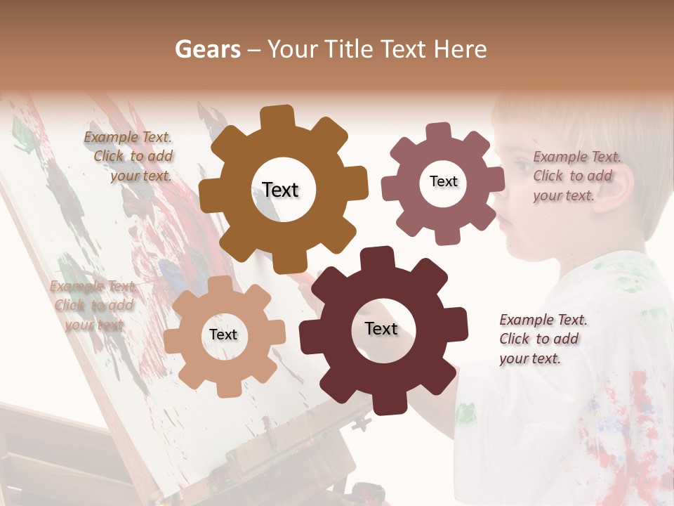 Ore School American Preschool PowerPoint Template