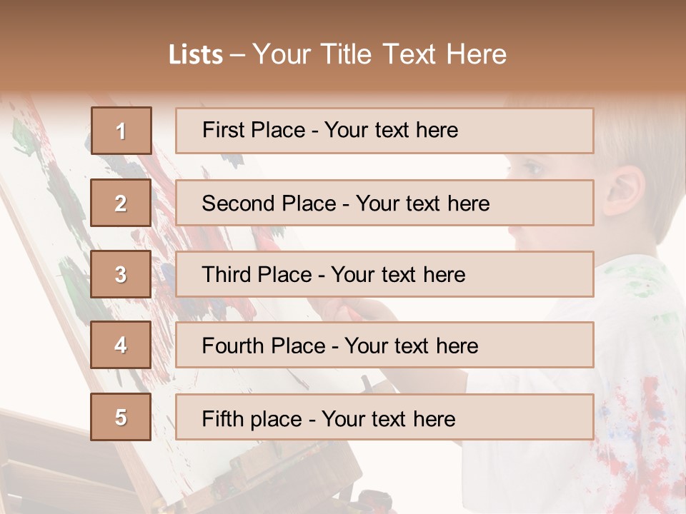 Ore School American Preschool PowerPoint Template