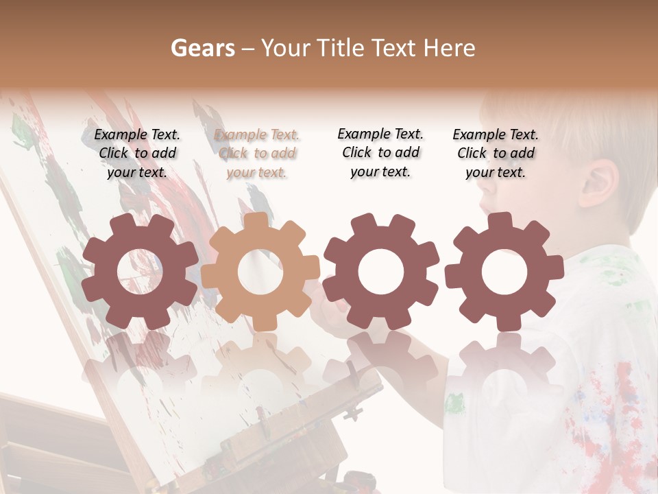 Ore School American Preschool PowerPoint Template