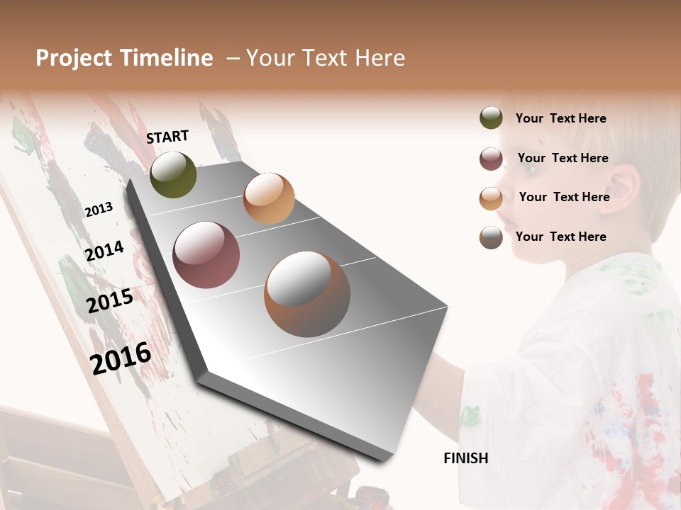 Ore School American Preschool PowerPoint Template