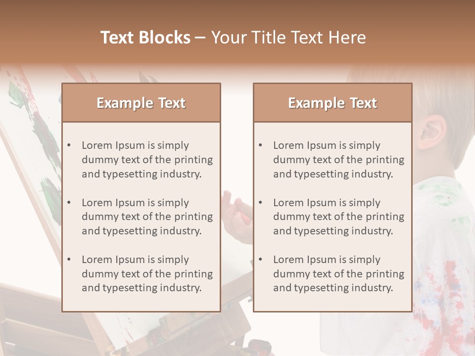 Ore School American Preschool PowerPoint Template