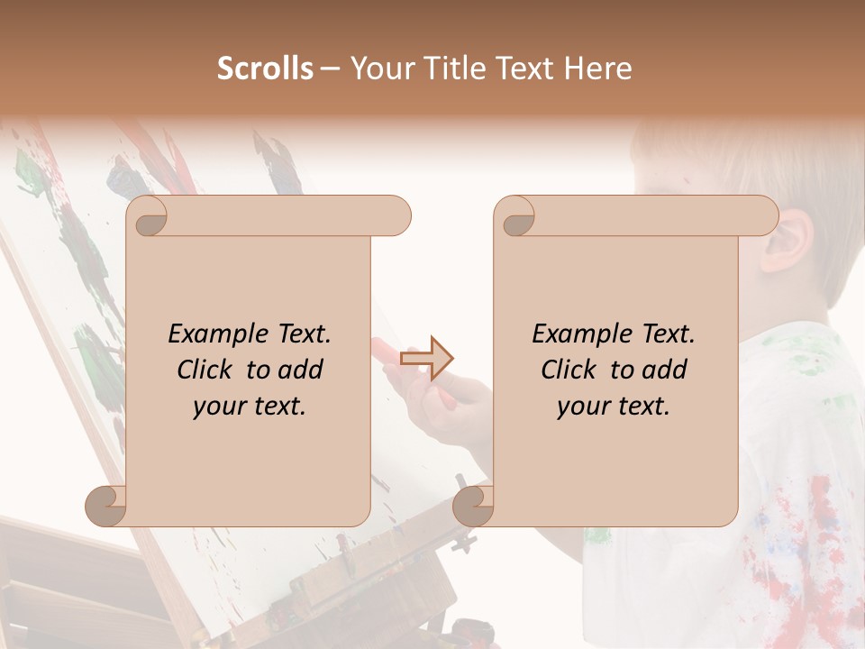 Ore School American Preschool PowerPoint Template